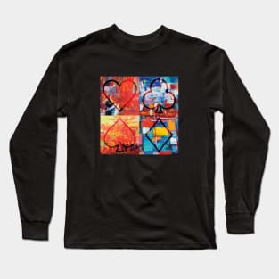 Poker Art Painting Long Sleeve T-Shirt